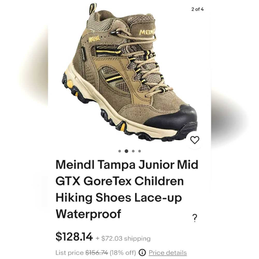 Kids MEINDL Hiking Boots